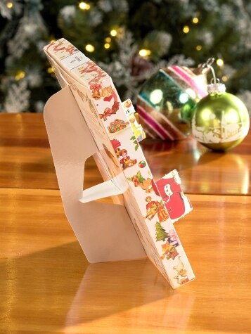 Festive Advent Calendar with Mini Marzipan Bars