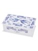 Blue & White Delft Songbird Tin With French Cremes