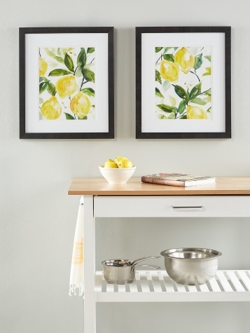 Lovely Lemons Art Print, Set of 2