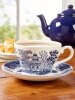 Blue Willow Tea Cup and Saucer Set