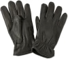 Deerskin Leather Driving Gloves for Men in Black 