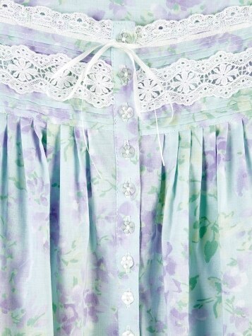 Eileen West Periwinkle Dreams Cotton Lawn Nightgown