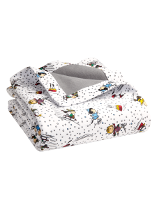 Peanuts Snow Fun Double-Flannel Blanket or Throw