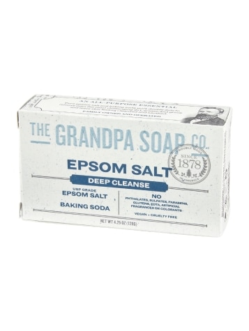Epsom Salt and Baking Soda Bar Soap