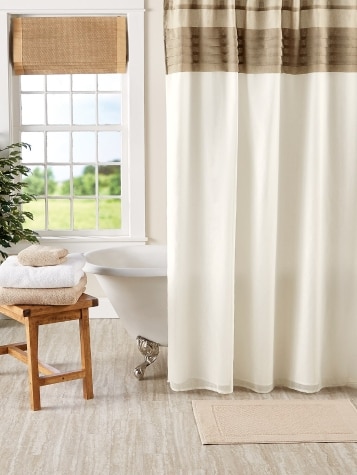 Portico Pleats Shower Curtain