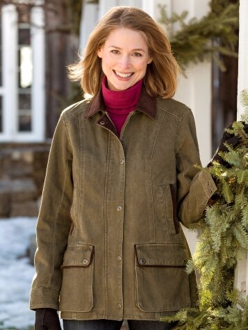 Womens long barn coat Clearance