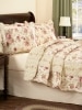 Everlasting Rose Reversible Cotton Quilt and Pillow Sham Set