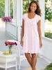 Eileen West Pink Scroll Cotton Short Nightgown