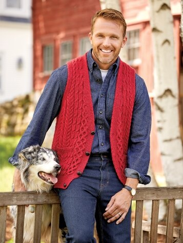 Irish Wool Timeless Sweater Vest for Men 