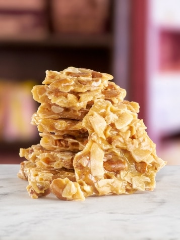 Coconut Peanut Brittle, Two 6 Ounce Bags