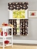 Roosters on Parade Layered Button Valance