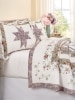 Morning Star Embroidered Cotton Patchwork Quilt