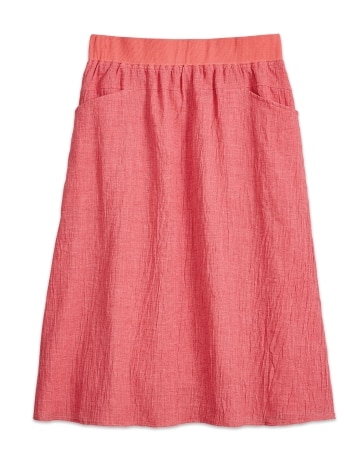Crinkle Cotton Skirt