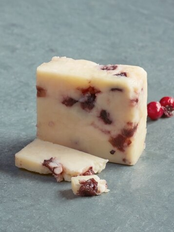 Creamy Windsordale Cheese Studded with Cranberries