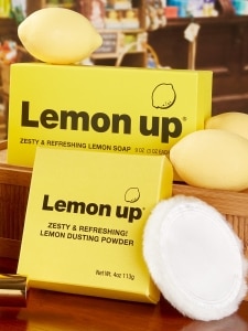 Lemon Up Talc-Free Dusting Powder With Puff