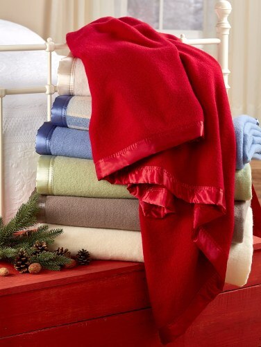 Washable Merino Wool Blanket Twin Queen King