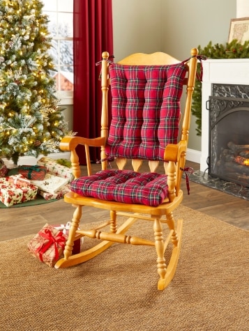 Rocking Chair Cushions Chair Pads Tartan Cushions