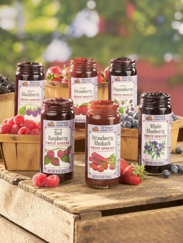 Reduced-Sugar Fruit Spreads with Fresh Berries