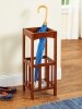 Umbrella Stand With Metal Tray