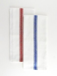 Herringbone Striped Cotton Kitchen Towel, 4 Towels
