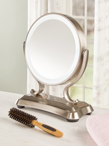 Magnifying 5X/1X Mirror With 3 LED Settings