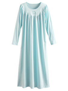 Calida Long-Sleeve Soft Cotton Nightgown