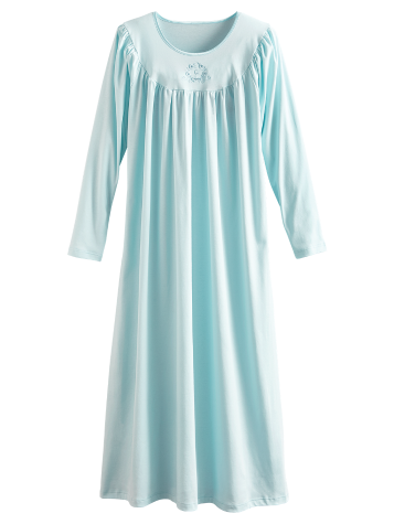 Women's Calida Long-Sleeve Soft Cotton Nightgown