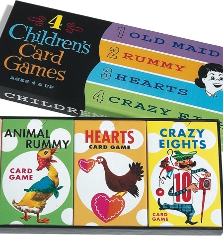 Childrens Card Games Set of 4