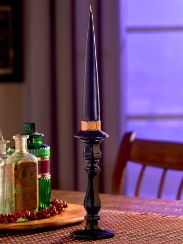 Witch Hat 10 Inch Halloween Taper Candle