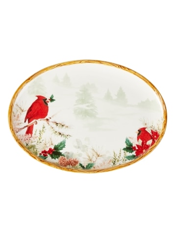 Cardinal Oval Ceramic Serving Platter