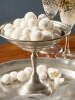 White Cream Candy-Coated Hazelnuts in Dish