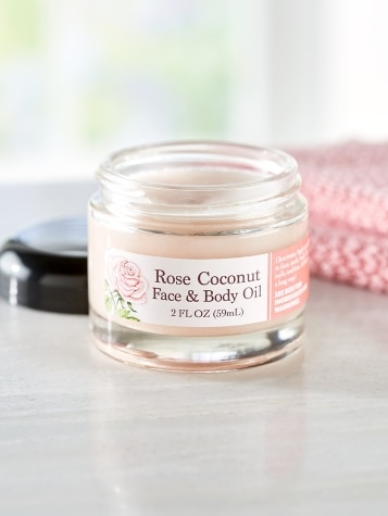 Rose Coconut Face and Body Oil