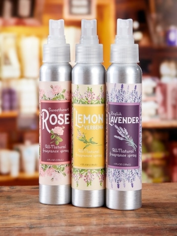 All-Natural Body Spray, In 3 Scents