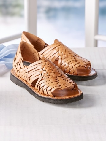 Leather huaraches sandals online