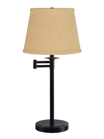 Chester Oil-Rubbed Bronze Swing-Arm Table Lamp