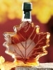Leaf-Shaped Glass Bottle of Maple Syrup