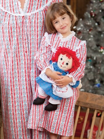 Girls Lanz Of Salzburg Flannel Christmas Nightgown growthcenter