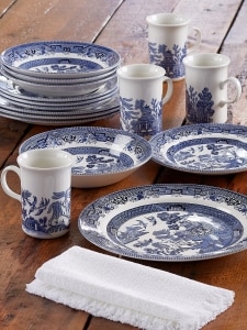 Blue Willow Dinnerware and Serveware Collection