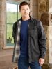 Orton Brothers Flannel-Lined Microsuede Shirt Jacket