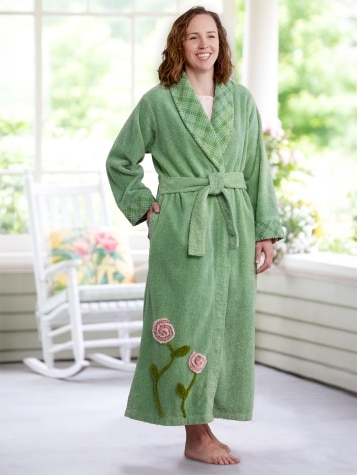 Women's Chenille Garden Slumber Robe