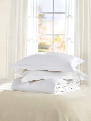 Supima Cotton Duvet Cover and Pillow Sham Set
