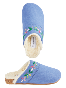 Women's Embroidered Nordic Felt Clogs
