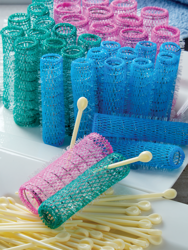 Old Fashioned Hair Styling Brush Rollers Set Of 2