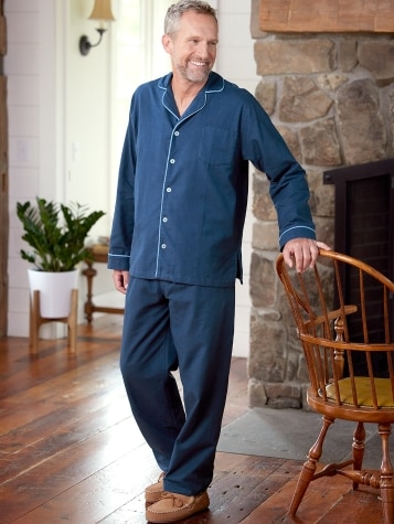 Men's Super-Soft Portuguese Cotton Flannel Pajamas