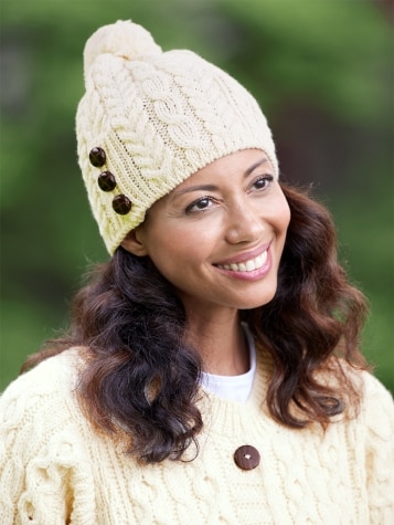 Womens pom hat on sale