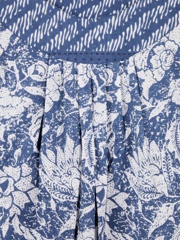 Short Muumuu | Tropical Print Dress with Pockets