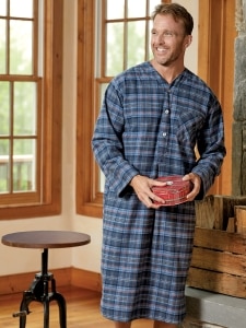 Men's Orton Family Plaid Portuguese Flannel Nightshirt