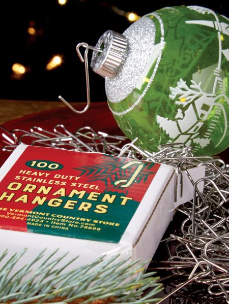 Christmas Ornament Hooks  100 Count Box Stainless Steel JHooks