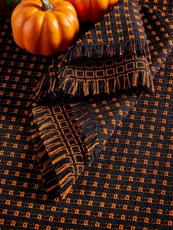 Mountain Weave Halloween Cotton Napkins, Set Of 2