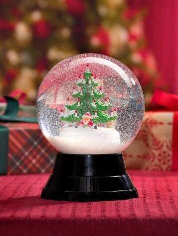 Viennese Christmas Tree Snow Globe